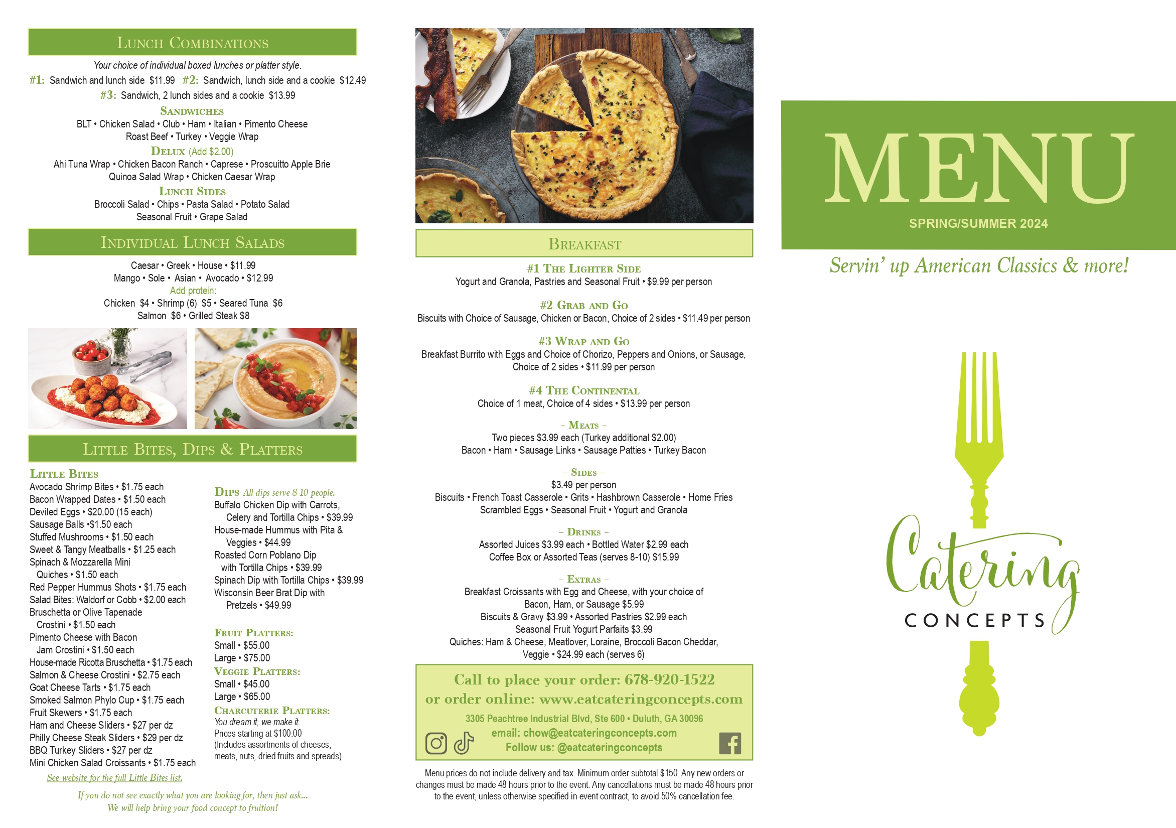 Our Menu – EAT Catering Concepts – Atlanta Catering